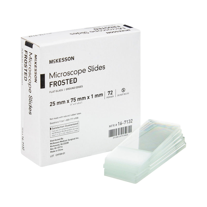 McKesson Frosted Microscope Slide, 1 x 3 Inch (Case of 1440)