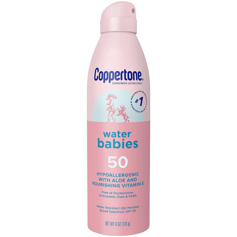 Coppertone Water Babies Sunscreen Spray, SPF 50 (Each)