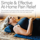 Acutens Inc Kanjo Memory Foam Acupressure Mat Set, Dark Blue (9/CS) 