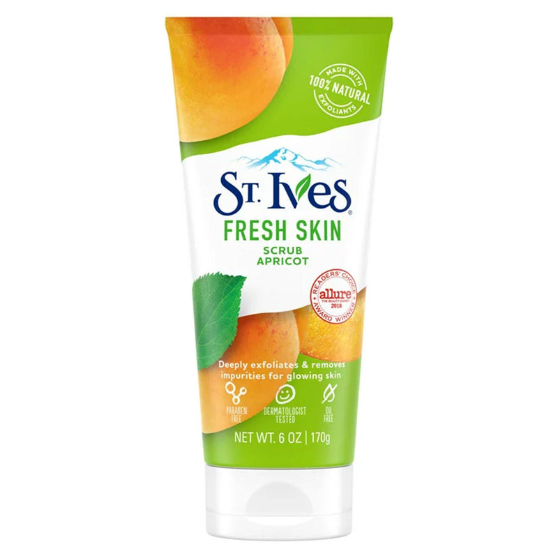 St. Ives Fresh Skin Exfoliant Apricot Scrub, 6-ounce Tube (Each)