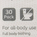 EasiCleanse Bath No-Rinse, Self-Sudsing Wipes, Scented (Case of 900)