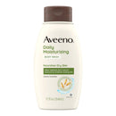 J & J Sales Aveeno Active Naturals Daily Moisturizing Body Wash Scented, 12-ounce Bottle 
