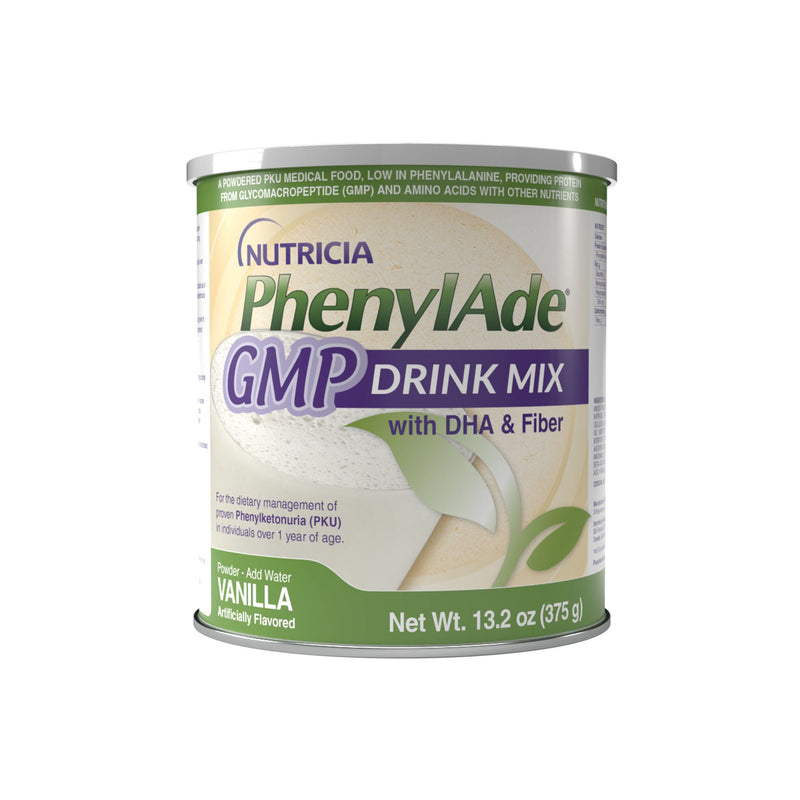 Oral Supplement PhenylAde GMP Vanilla Flavor Powder 13.2 oz. / 375 Gram Canister (Case of 6)