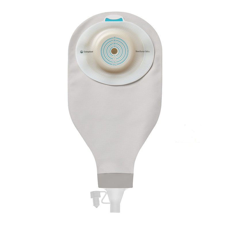 Coloplast SenSura Mio High Output 1-Piece Transparent Ostomy Pouch, 10 – 43 mm Stomas (10/BX) 