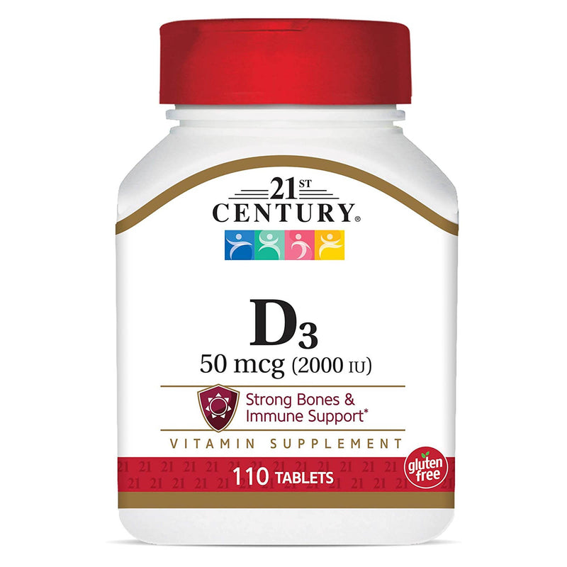 21st Century Vitamin D-3 Supplement (Bottle of 110)