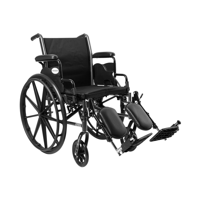 McKesson Lightweight Wheelchair, 18 Inch Seat Width (Each)