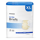 McKesson Ultra Heavy Absorbency Incontinence Brief, Extra Large (Case of 60)