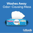 Flushable Personal Wipe Cottonelle FreshCare Soft Pack Refill Scented 84 Count (Case of 672)