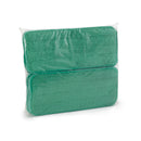 Wiper Central USA Wet Mop Pad Bound Edge Green Polyester / Polyamide Reusable (10/CS) 