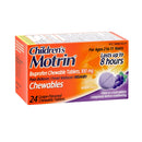 Motrin Children's Ibuprofen Chewable Tablets Dye-Free Grape (Bottle of 24)