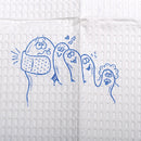 McKesson Nonsterile White / Blue Cartoon Toes Procedure Towel, 13 x 18 Inch (Case of 500)