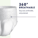 Prevail Nu-Fit Absorbent Underwear, Heavy Absorbency, Extra Large (80/CS)