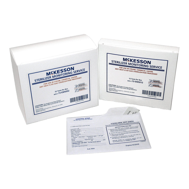 McKesson Brand McKesson Sterilizer Monitoring Mail-In Service (208/CS)