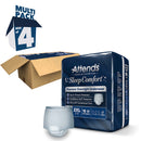 Attends Sleep Comfort Premium Overnight Underwear, 2X-Large, 68 – 80 Inches (Case of 40)