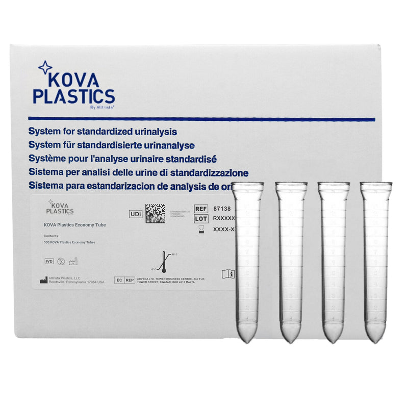 KOVA Urine Centrifuge Tube, 12 mL (Case of 500) 