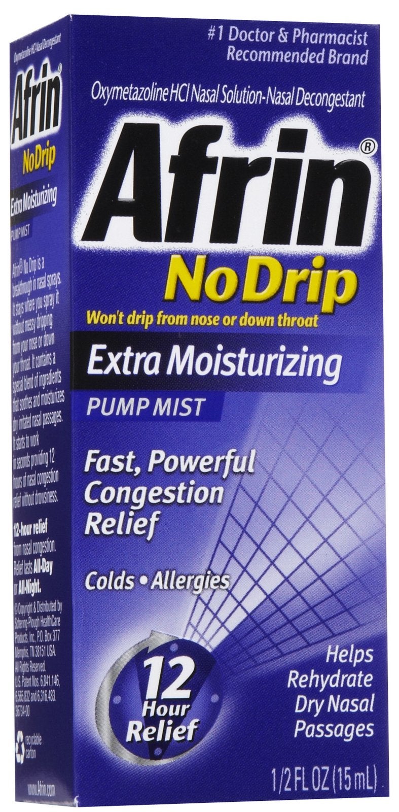 Afrin No Drip Extra Moisturizing Sinus Relief Nasal Spray (Each) 
