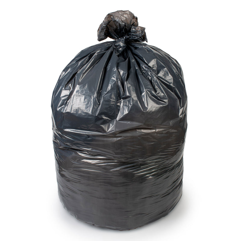 Colonial Bag Heavy Duty Trash Bag, Black, 60 -gallon Capacity (Case of 200)