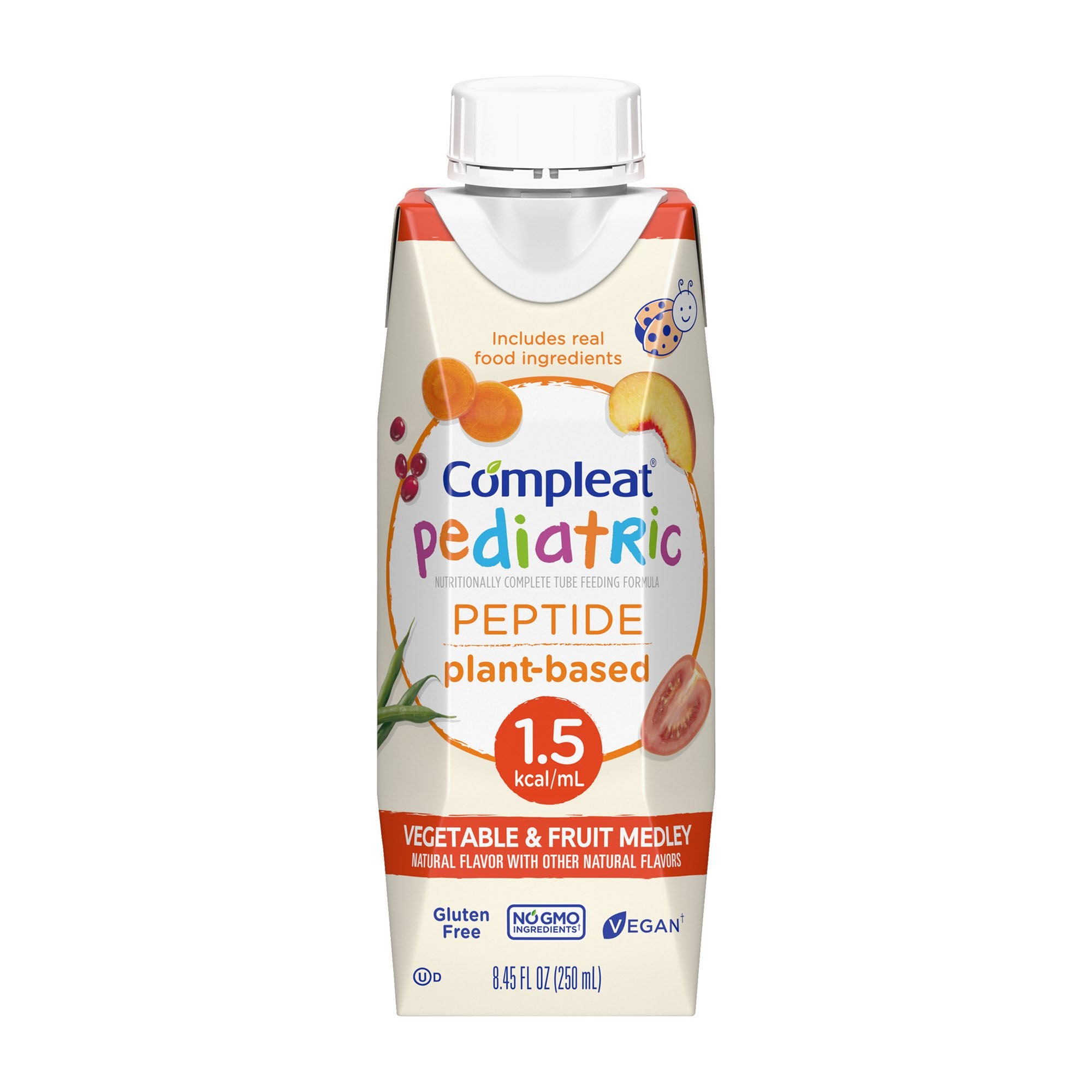 Compleat Peptide 1.5 Nutritionally Complete Tube Feeding Formula, 8.45-oz. (Case of 24)