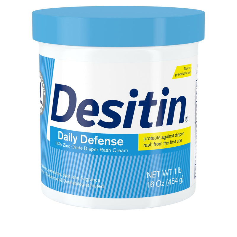 Desitin Rapid Relief Scented Diaper Rash Treatment Cream, 16-ounce jar (Case of 12)