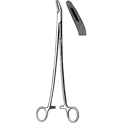 Sklar Finochietto Needle Holder (CensiTrac Marked) - 10-1/2", Serrated with Groove, Angled - 20-4510c 