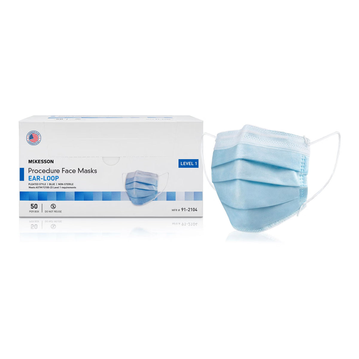 McKesson Procedure Masks, ASTM Level 1 (Case of 500)