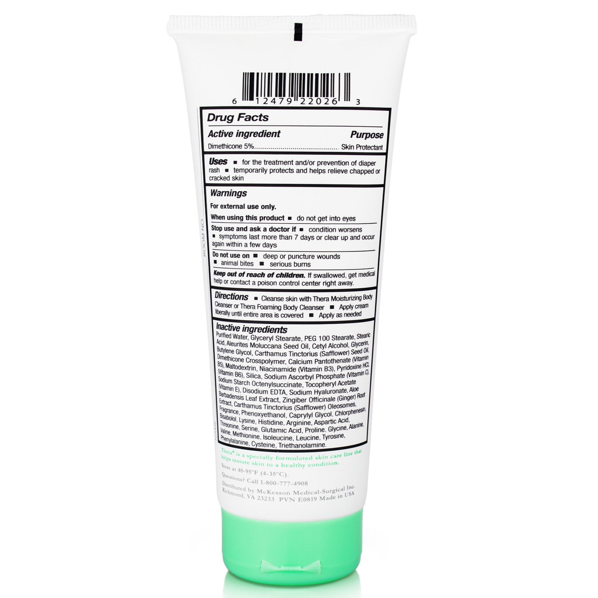 McKesson Brand McKesson Thera Dimethicone Body Shield, 4-ounce Tube (12/CS) 