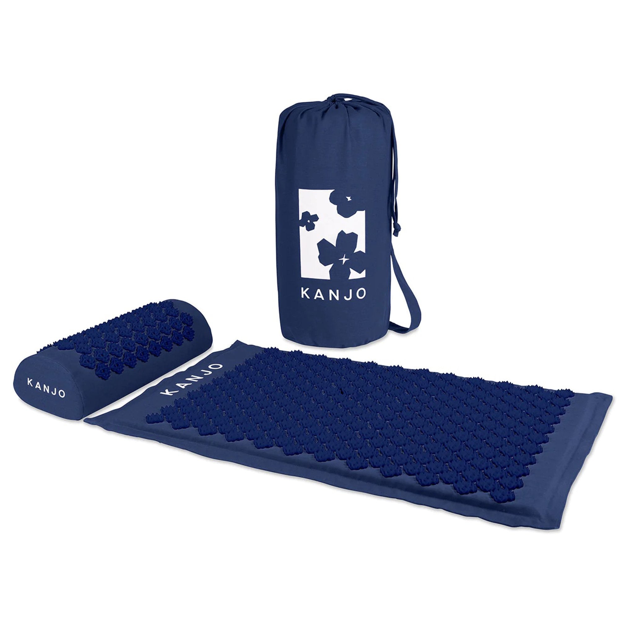 Acutens Inc Kanjo Memory Foam Acupressure Mat Set, Dark Blue (9/CS) 