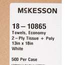 McKesson Nonsterile White Procedure Towel, 13 x 18 Inch (Case of 500)