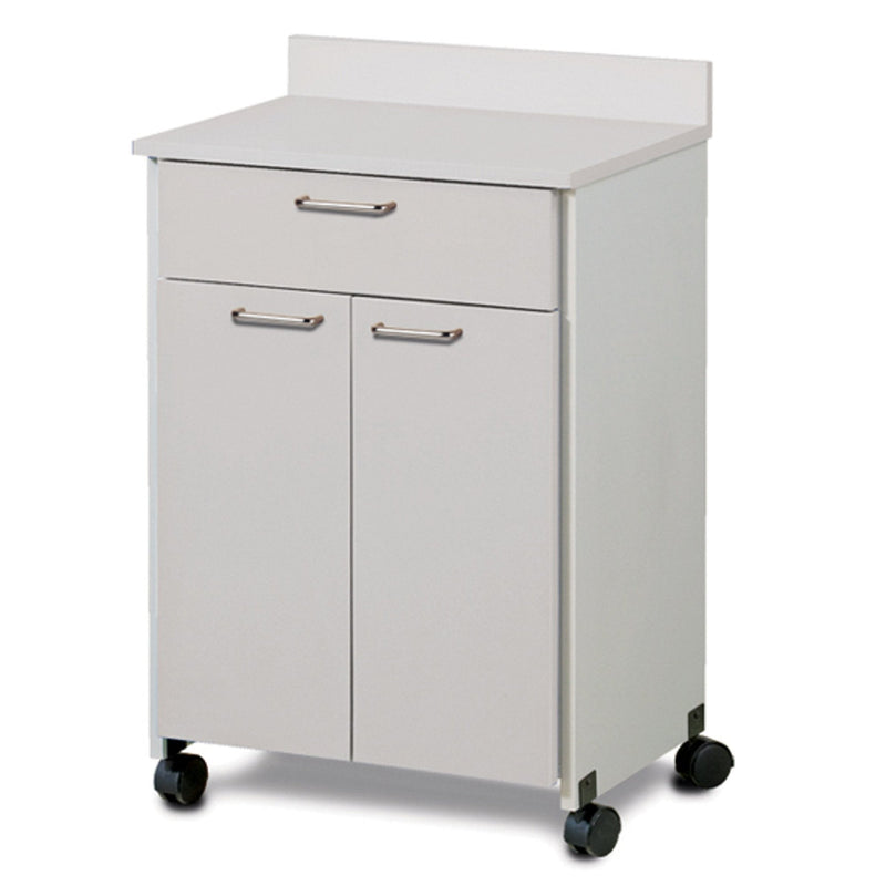 Clinton Industries Mobile Treatment Cabinet Model 8921 Mobile Laminate 1 Drawer 1 Shelf Without Lock 