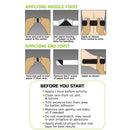 Green Drop Sports Tape, Infused Kinesiology Tape for Recovery (Case of 200)
