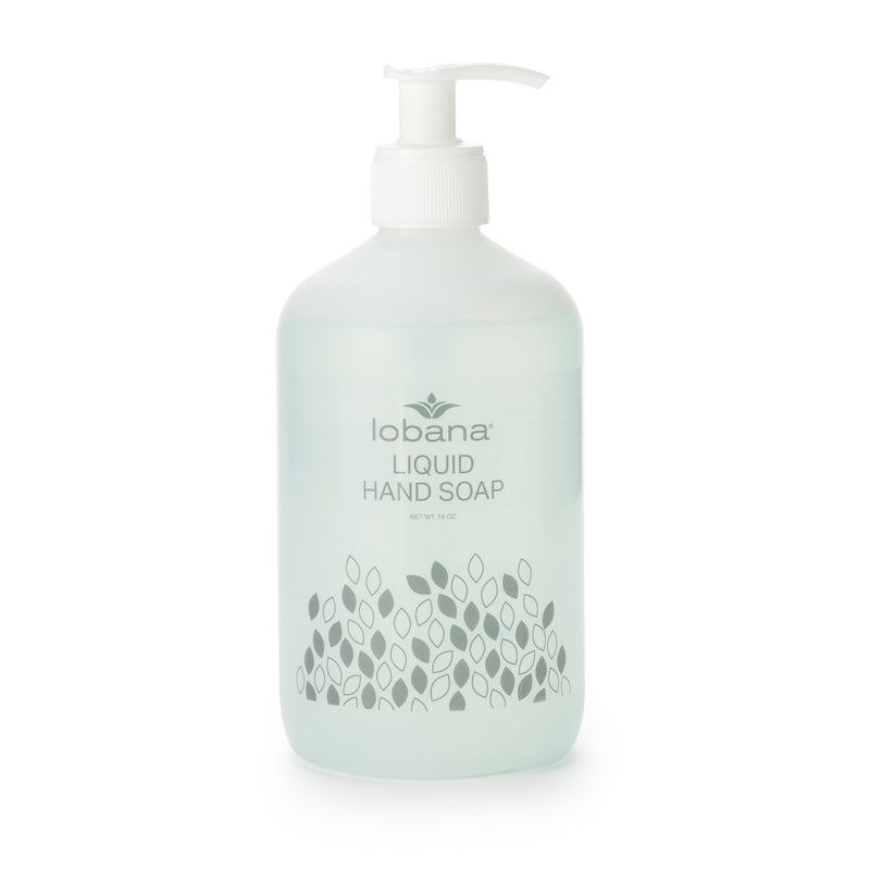 Lobana Liquid Hand Soap, 16-ounce pump bottle (Case of 12)