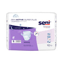 Seni Active Super Plus Overnight Heavy Absorbent Underwear, Small (Case of 40)