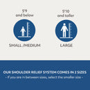 MedCline MedCline Shoulder Relief System Bundle, L, 5'10" & Up 