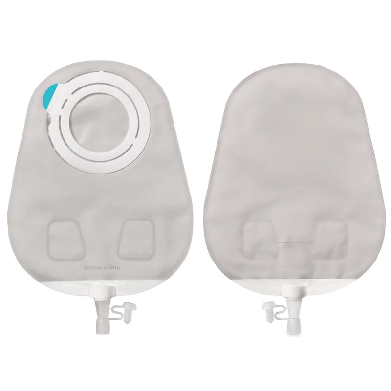 SenSura Mio Flex 2-Piece Transparent Urostomy Pouch, Red Match (Box of 10)
