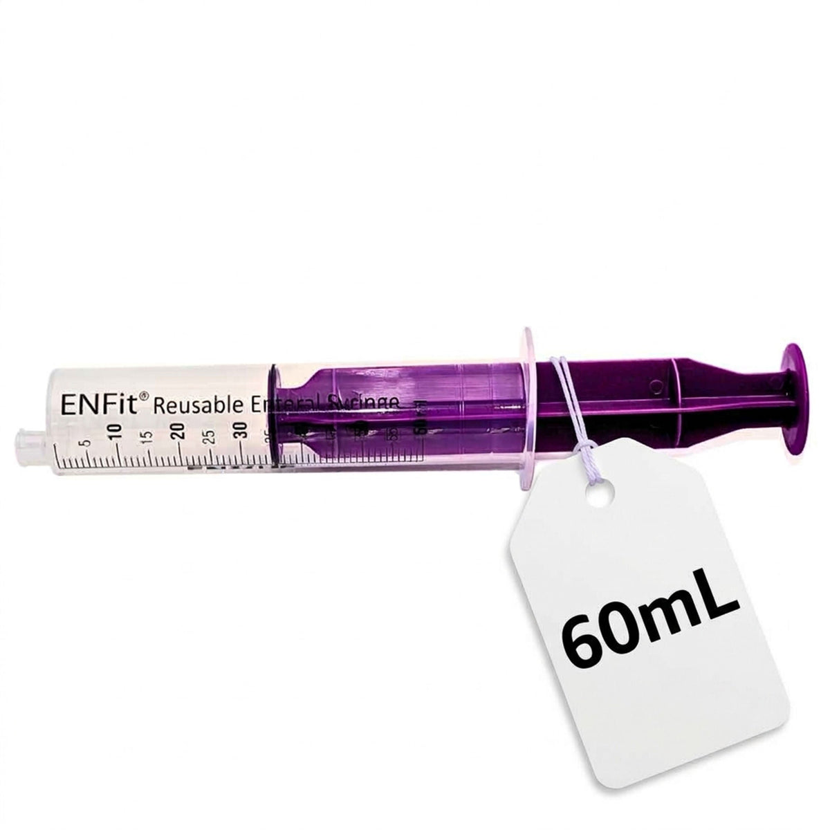 Oral Medication Syringe U Deliver Medical 60 mL Enfit Tip Without Safety (Box of 10)
