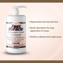 Straight Arrow Products Foot Miracle Therapeutic Cream, 32 oz. Bottle (6/CS) 