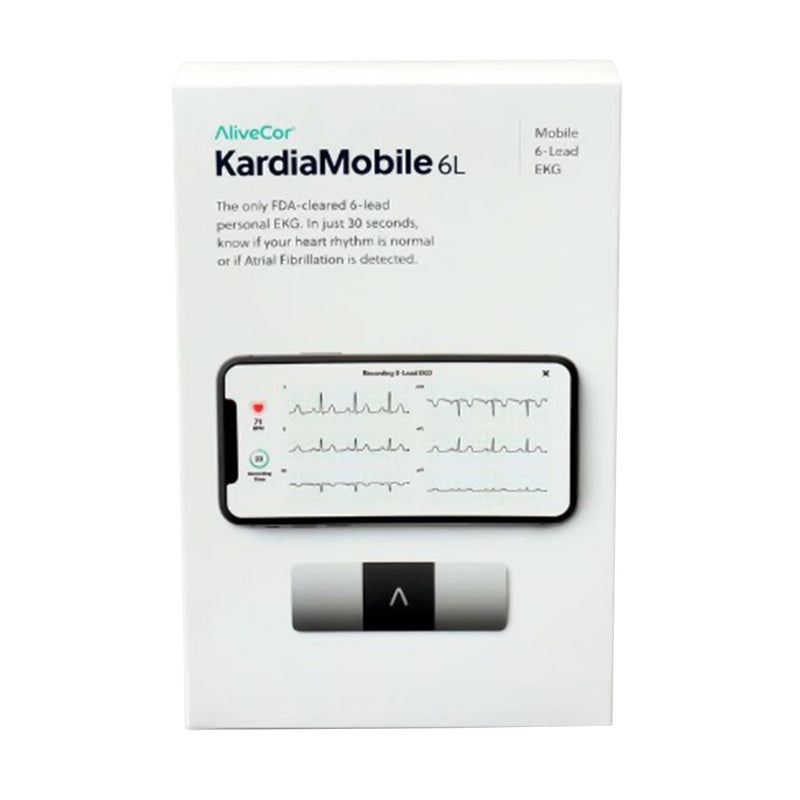 AliveCor Inc Electrocardiograph KardiaMobile Card Battery Operated Smart Phone Display Resting (24/CS) 