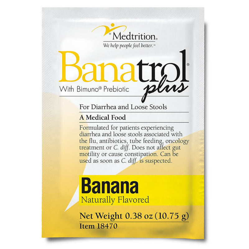 Banatrol Plus with Bimuno Prebiotic Medical Food, Banana Flavor (Case of 75)