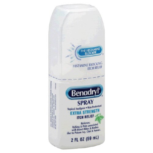 Benadryl Diphenhydramine / Zinc Acetate Itch Relief Spray (Case of 24)