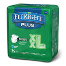 FitRight Plus Anti-Leak Guard Briefs, 2X-Large (Case of 80)