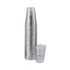 Solo Graduated Drinking Cup, Ultra Clear, 10 oz, Clear Plastic, Disposable (50/SL)