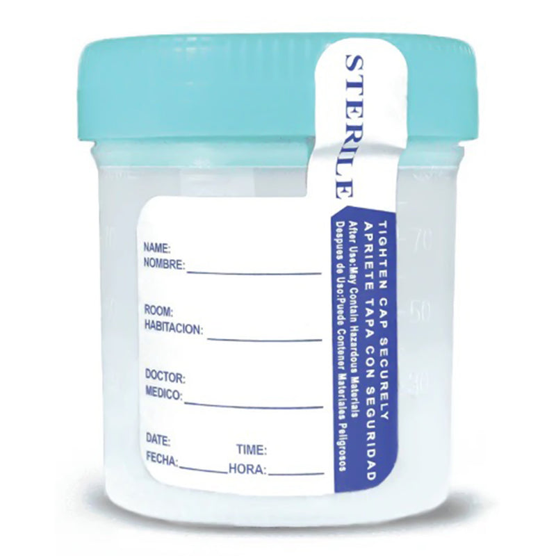Urine Specimen Container 90 mL (3 oz.) Sterile (Box of 25)