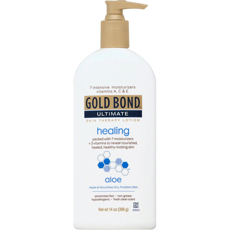 Chattem Gold Bond Healing Hydrating Lotion With Aloe, 14-ounce Pump Bottle 