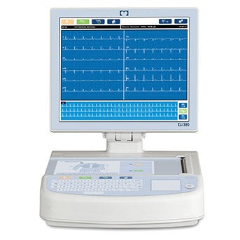 Baxter ELI 380 Resting ECG  LCD, AM12, SEC