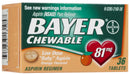 ASPIRIN BAYER CHEWABLE 81MG36/BTL (DROP)