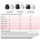 heart&core Larissa Post-Surgical Bra with Drainage Bulb Holders, Black, Small