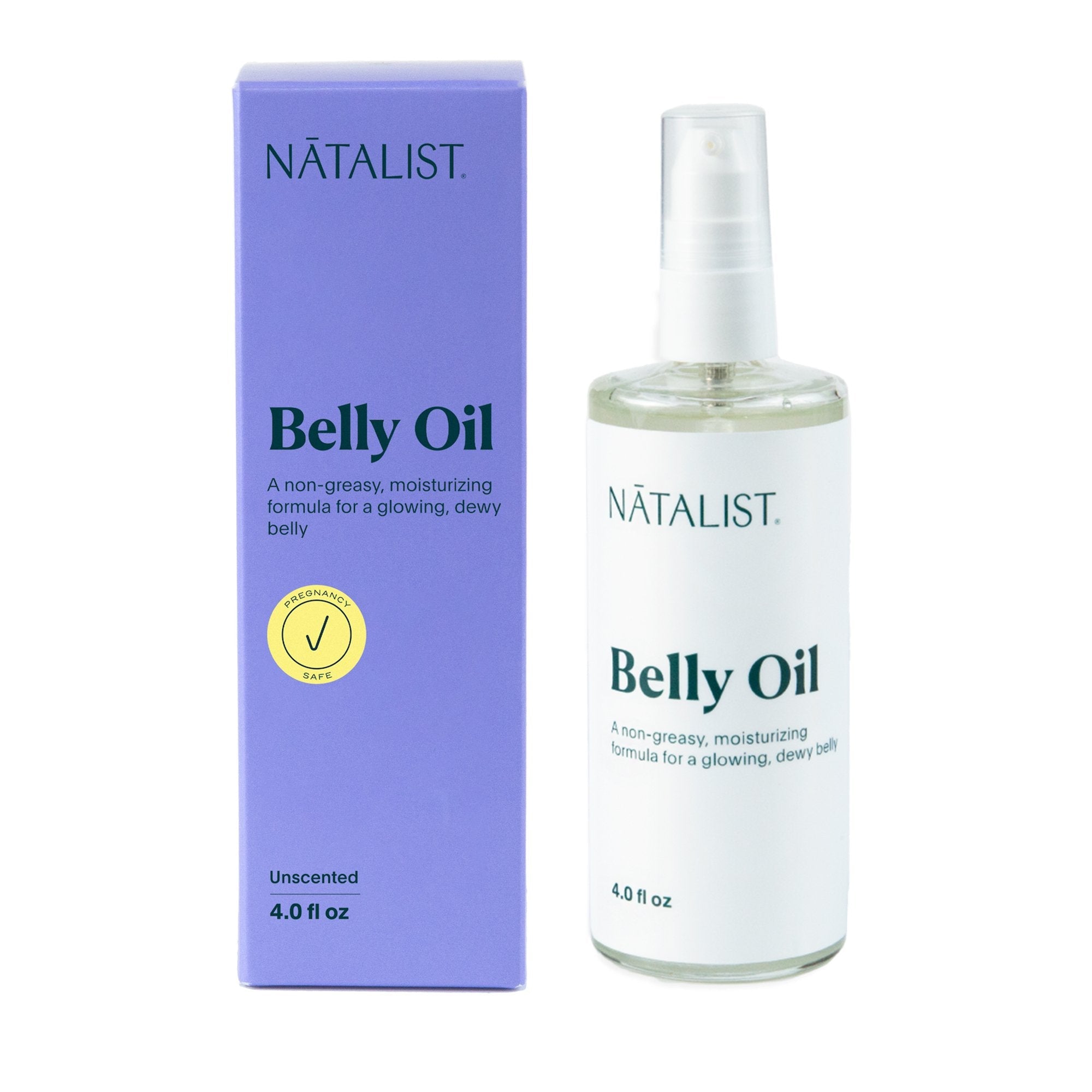 Natalist Body Oil Natalist Belly Oil 4 oz. Pump Bottle Unscented Oil (12/CS) 