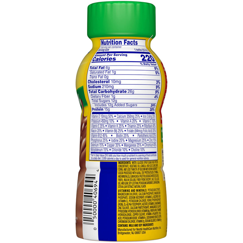 Carnation Breakfast Essentials High Protein Chocolate Nutritional Drink, 8-oz. (24/CS)