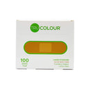 Tru-Colour Skin Tone Shade Fabric Bandage Adhesive Strips – Olive, 1 x 3 Inch (Case of 12) 