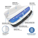 CPAP Bed Pillow DMI 18 X 17 X 18 Inch (Each) 